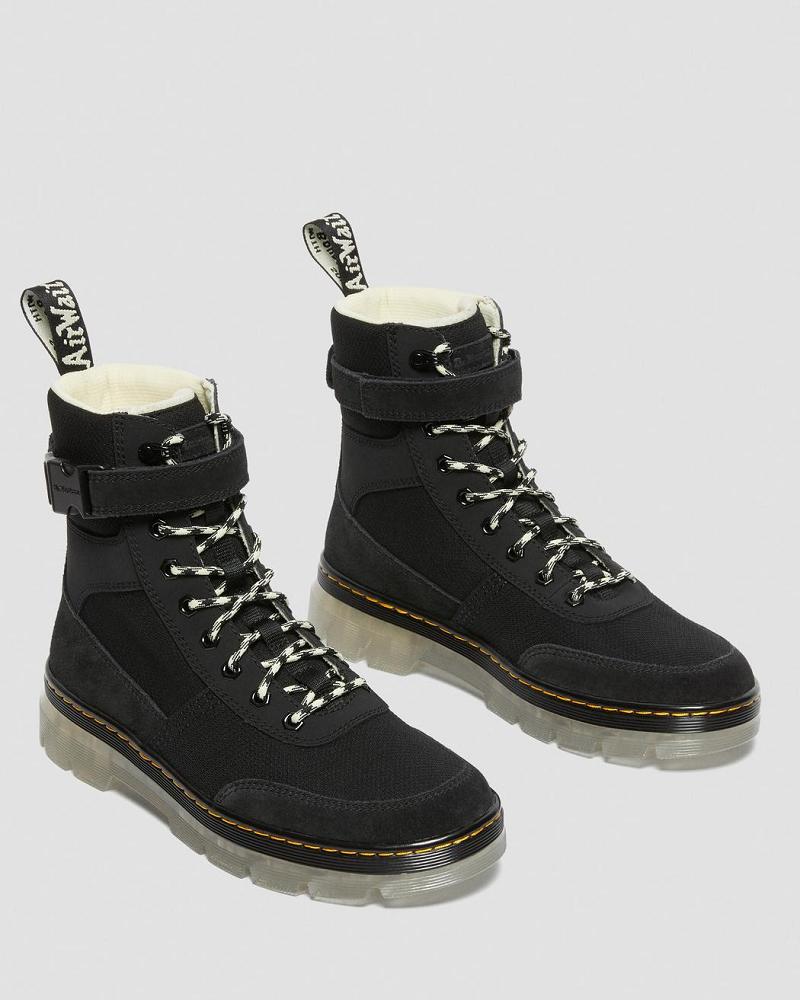 Men's Dr Martens Combs Tech Iced Ankle Boots Black | AU 439HAP